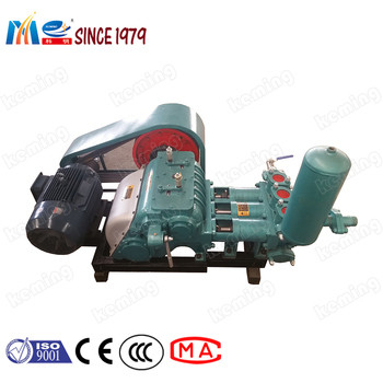 High Stability Cement Mortar Slurry Mud Pump Machine In Horizontal Triplex Grout Pump