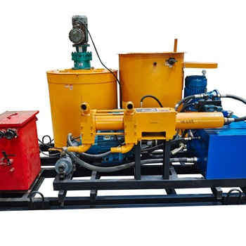 Adjustable Mortar Grouting Pressure Pump Grout Plant Unit For Jet Drilling