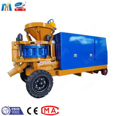 Diesel Engine Concrete Shotcrete Machine Low Air Consumption KSP Model