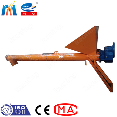 Dry Cement Sand Feeding Screw Type Conveyor For Cement Foaming Plant